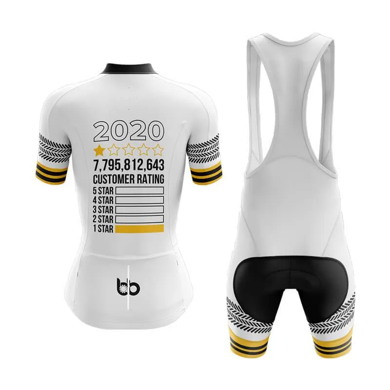 2020 1 Star Club Cycling Kit (V2) (White)