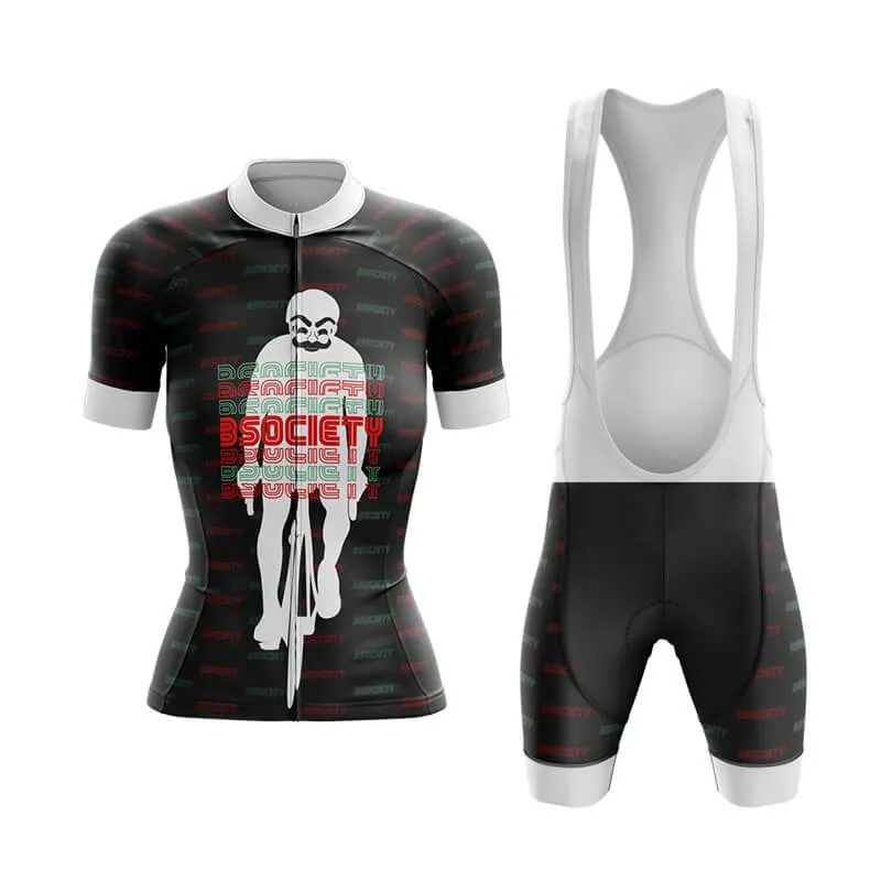 B Society (V3) (Black) Club Cycling Kit