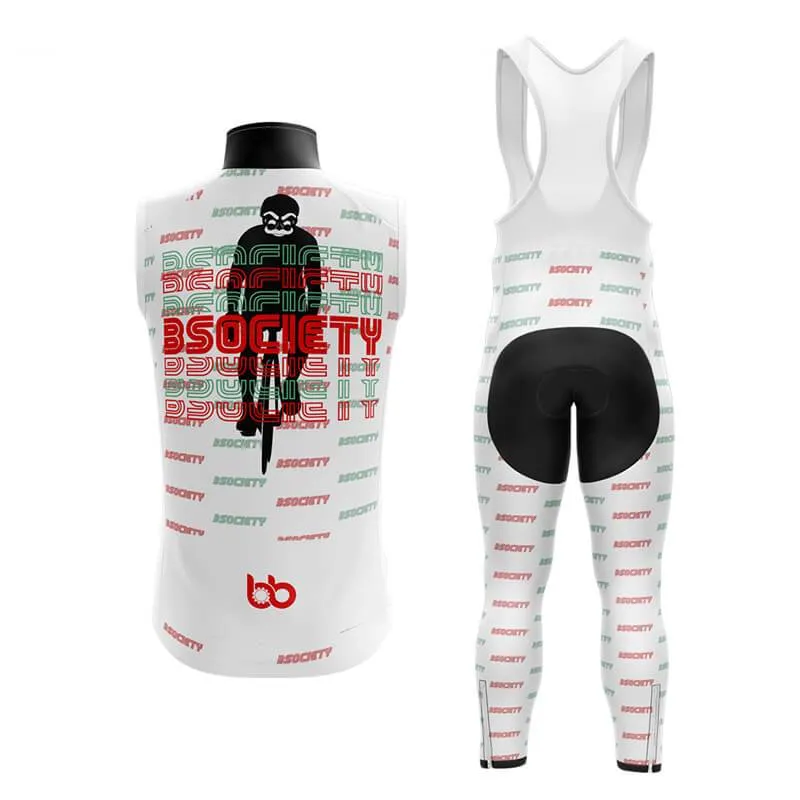 B Society (V3) (White) Club Cycling Kit