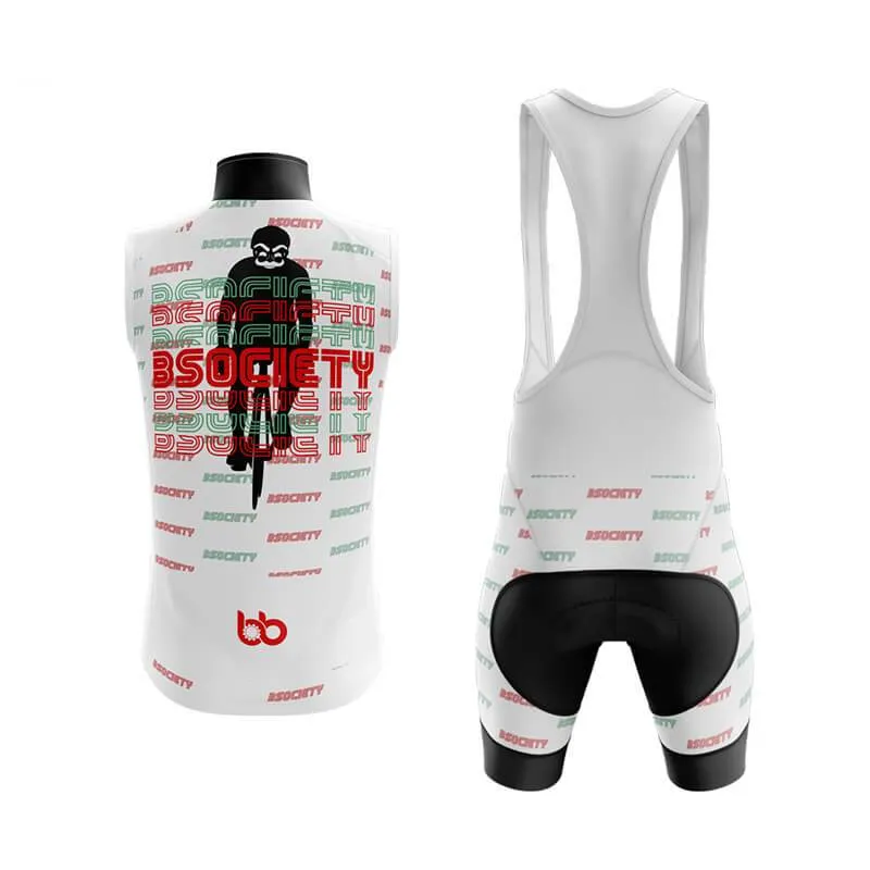 B Society (V3) (White) Club Cycling Kit