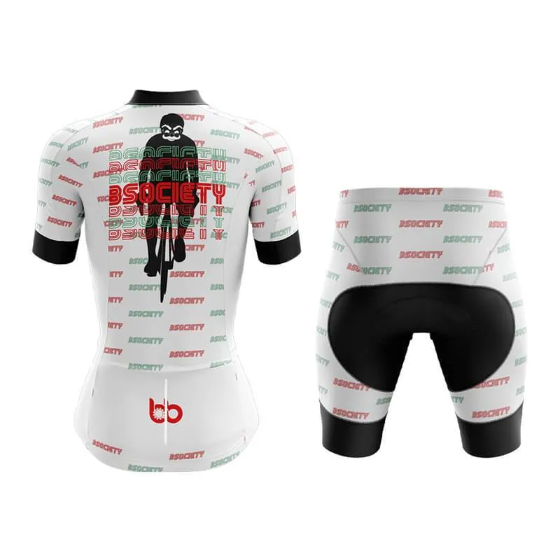 B Society (V3) (White) Club Cycling Kit