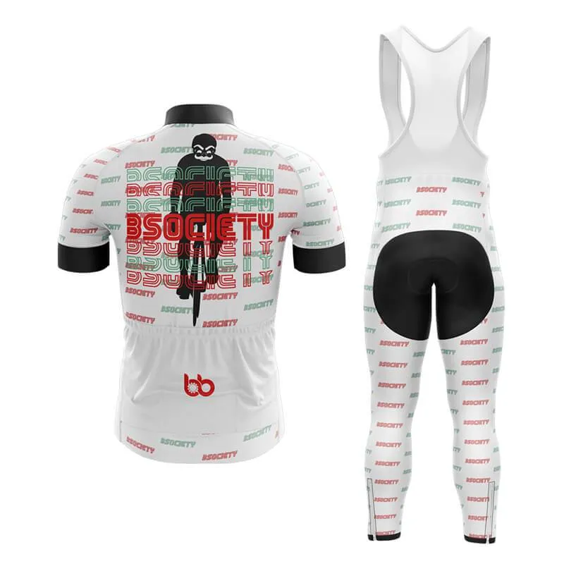 B Society (V3) (White) Club Cycling Kit