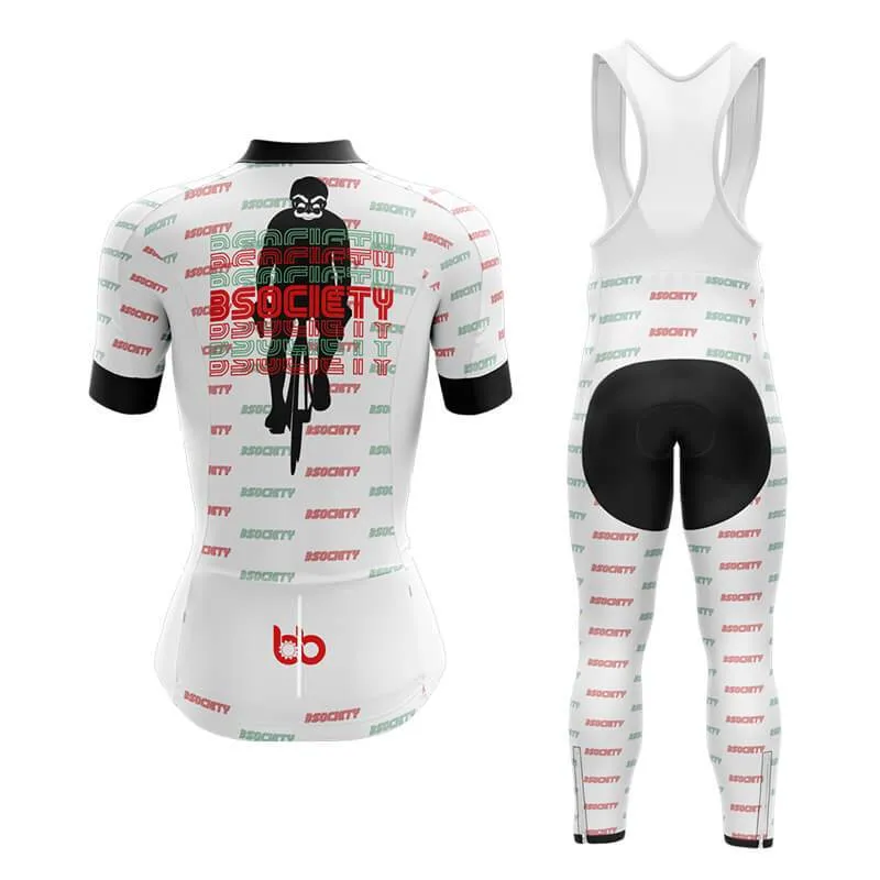 B Society (V3) (White) Club Cycling Kit