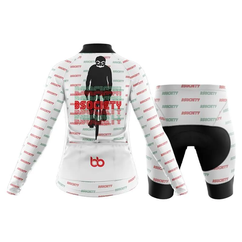 B Society (V3) (White) Club Cycling Kit