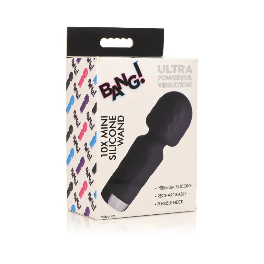 Bang! 10X Mini Silicone Rechargeable Wand