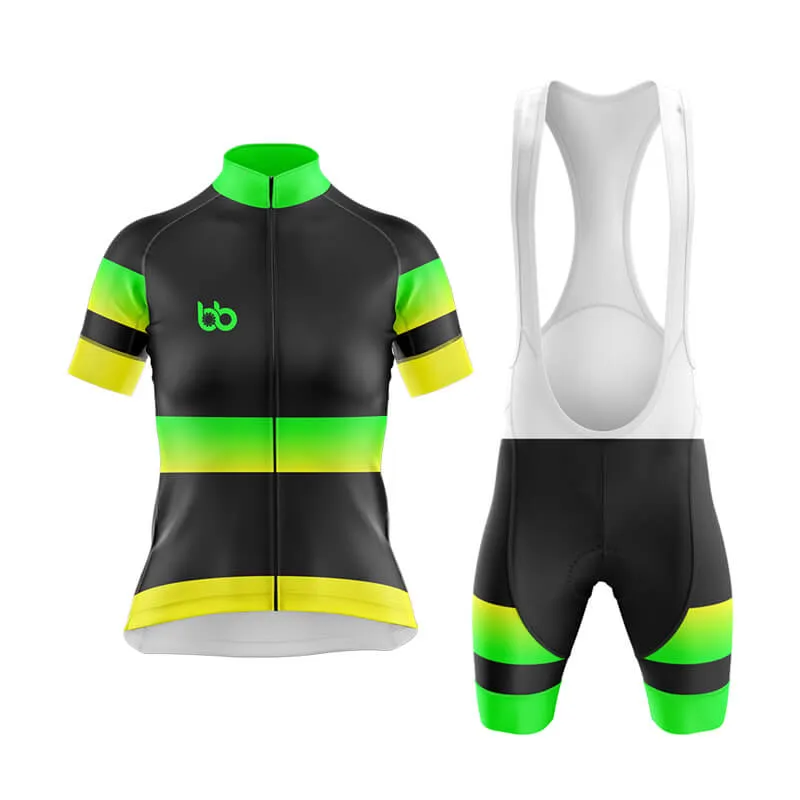 BB Gradient Club Cycling Kit (Green-Yellow)