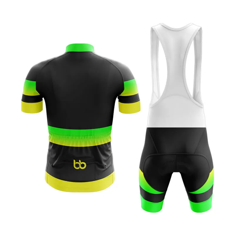 BB Gradient Club Cycling Kit (Green-Yellow)