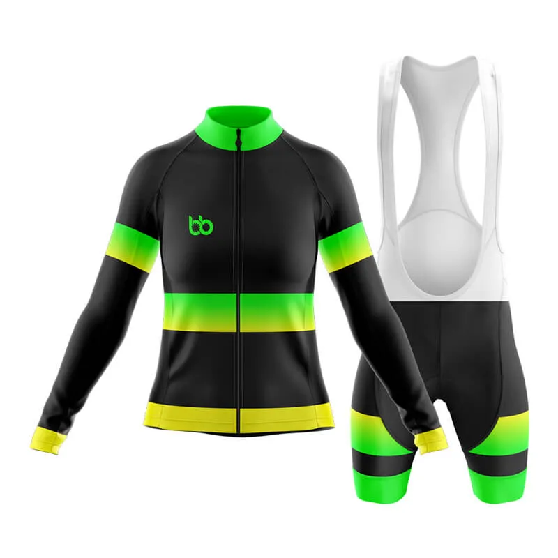 BB Gradient Club Cycling Kit (Green-Yellow)