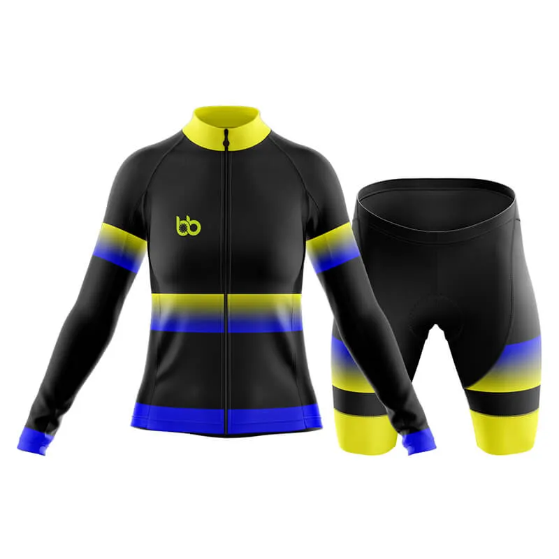 BB Gradient Club Cycling Kit (Yellow-Blue)