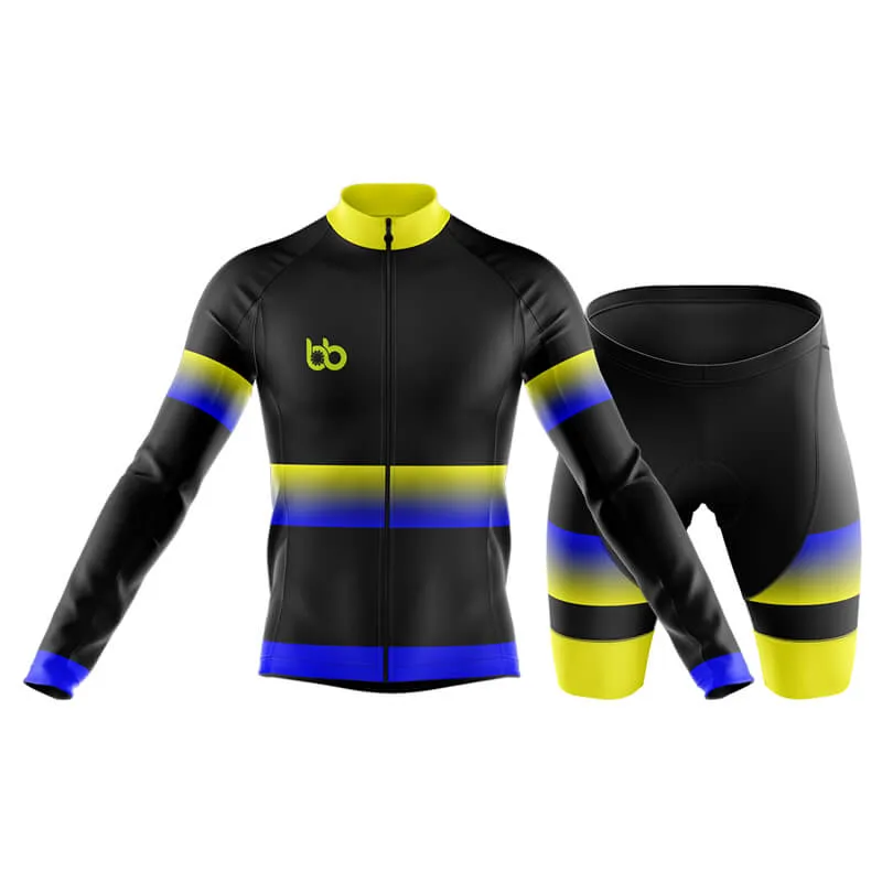 BB Gradient Club Cycling Kit (Yellow-Blue)