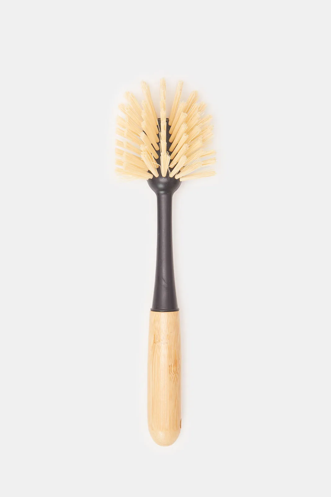 Beige And Black Dish Brush With A Grip