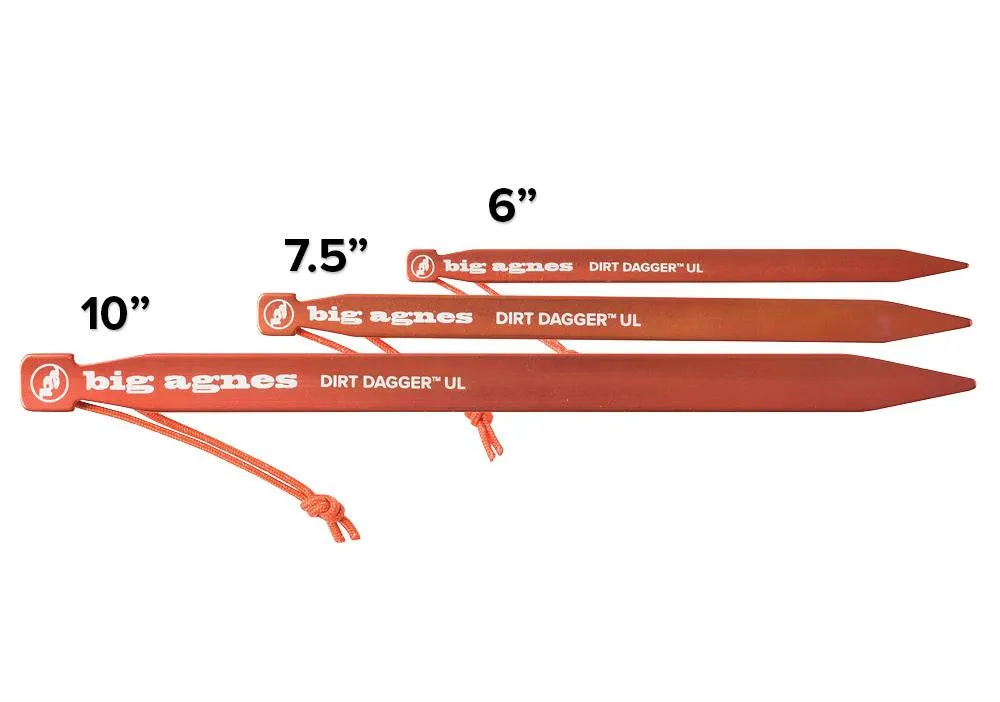 Big Agnes Dirt Dagger UL 7.5" Tent Stake