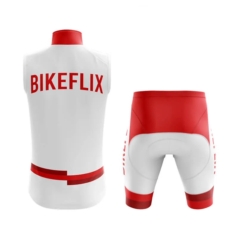 Bikeflix Club Cycling Kit (V1) (White)