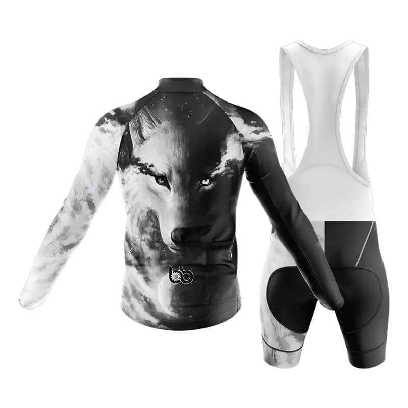 Black and White Wolf (V1) Club Cycling Kit