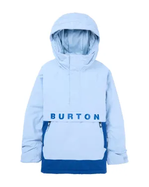 Burton Kids' Frostner 2L Anorak Dusty Blue/Twilight Blue 2025