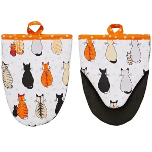 Cats in Waiting, Micro Mitt Pair