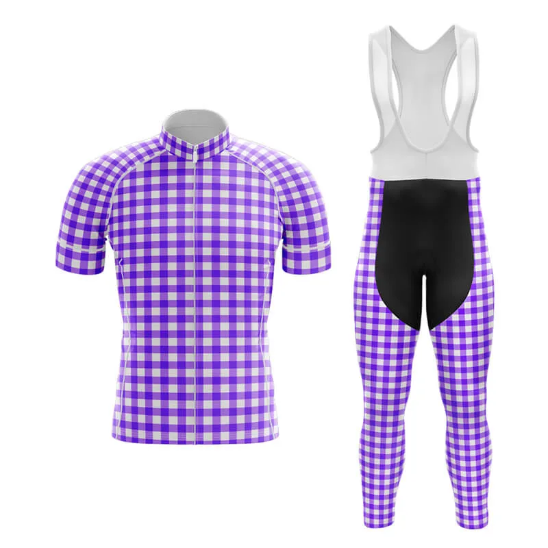 Checkered (Violet) Club Cycling Kit