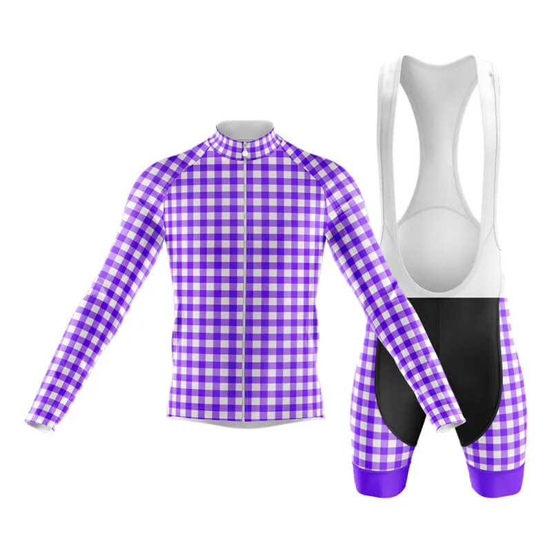 Checkered (Violet) Club Cycling Kit