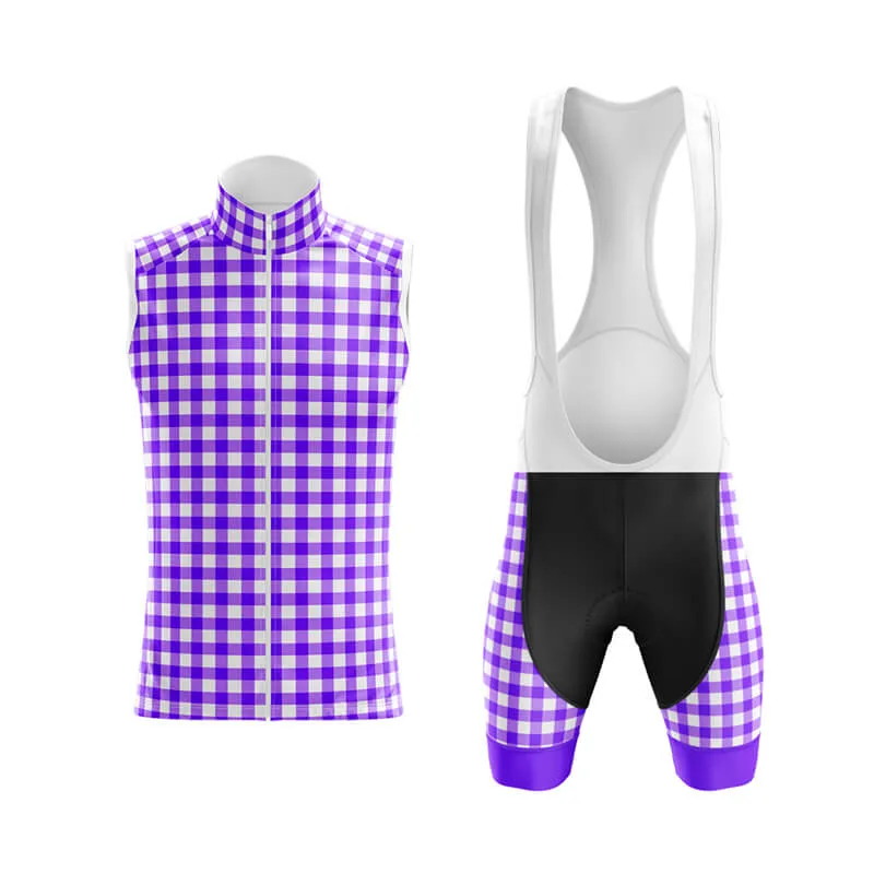 Checkered (Violet) Club Cycling Kit