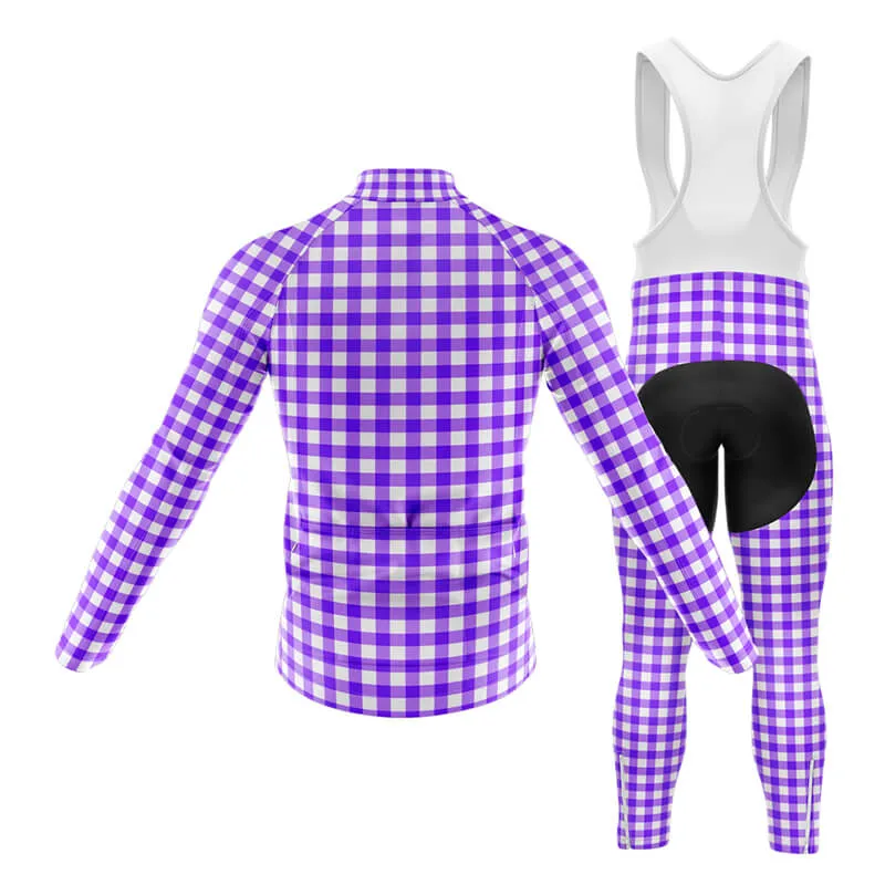 Checkered (Violet) Club Cycling Kit