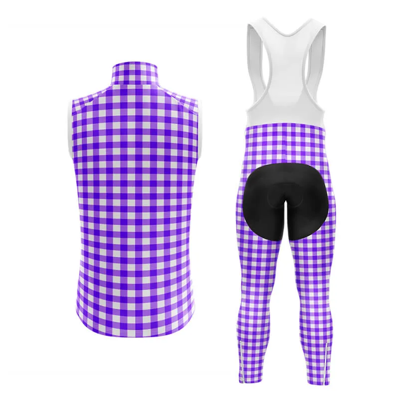 Checkered (Violet) Club Cycling Kit