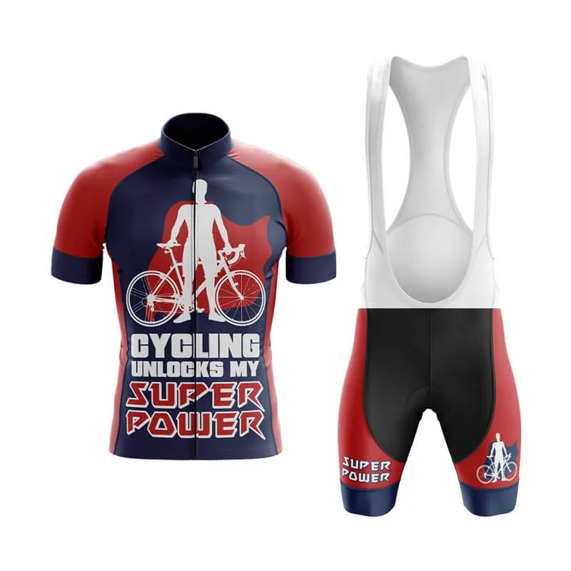 Cycling Unlocks My Super Powers (V2) Club Cycling Kit