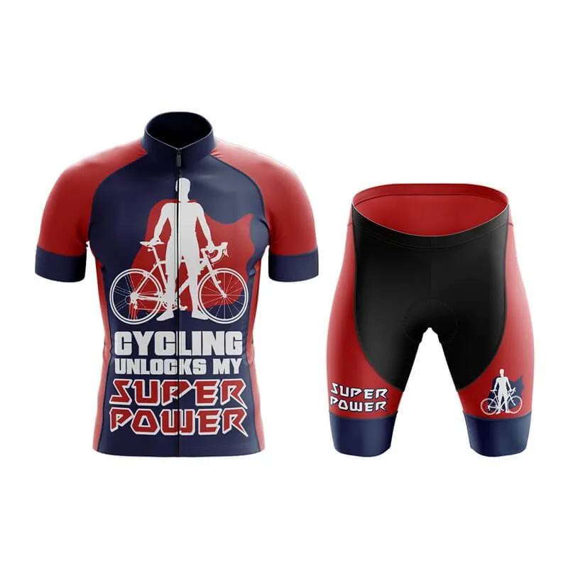 Cycling Unlocks My Super Powers (V2) Club Cycling Kit