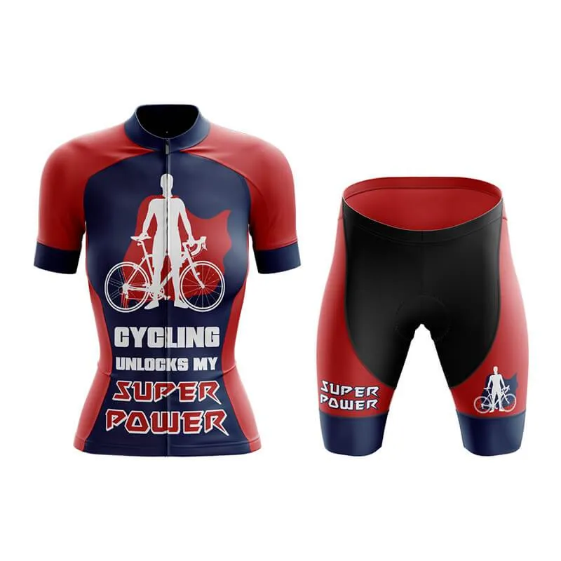 Cycling Unlocks My Super Powers (V2) Club Cycling Kit