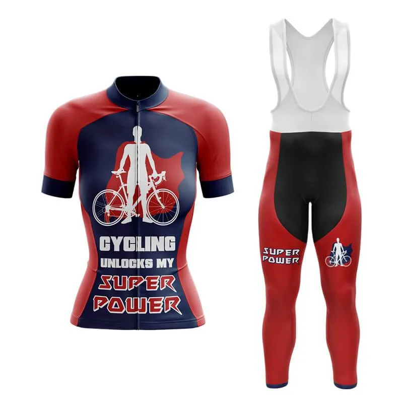 Cycling Unlocks My Super Powers (V2) Club Cycling Kit