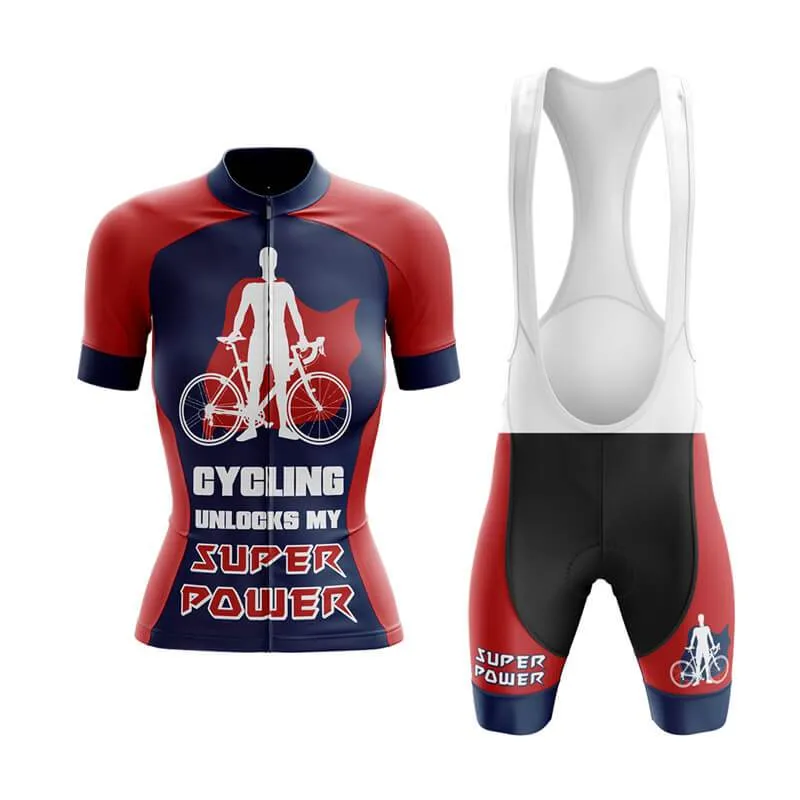 Cycling Unlocks My Super Powers (V2) Club Cycling Kit