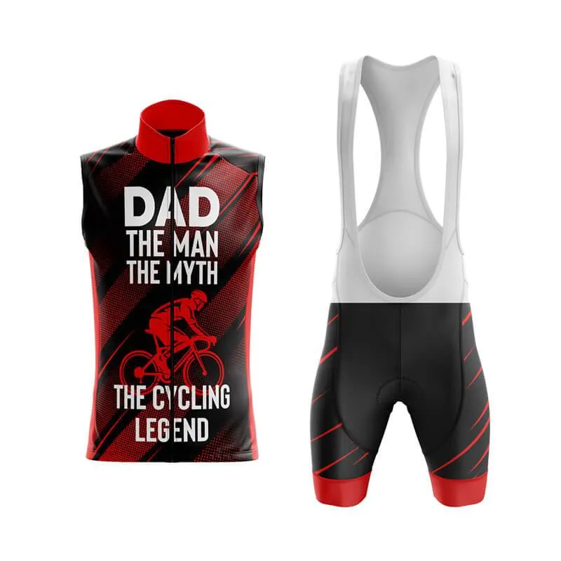 Dad The Cycling Legend (Red) Club Cycling Kit