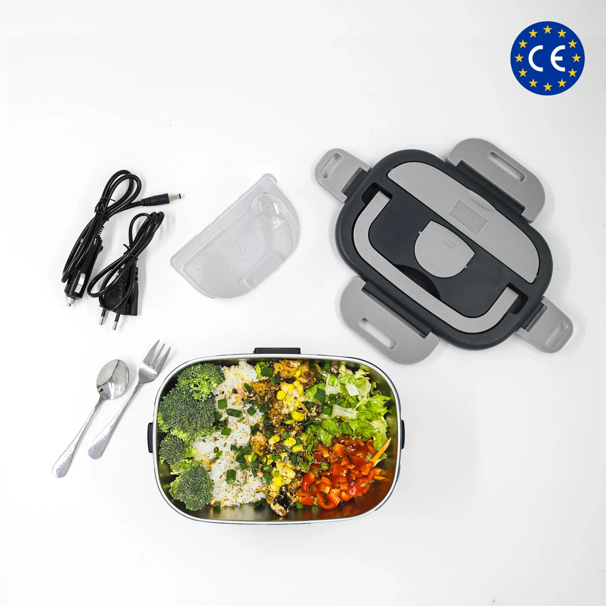 E-BOX®️ Portable Electric Heated Lunch Box Bundles2