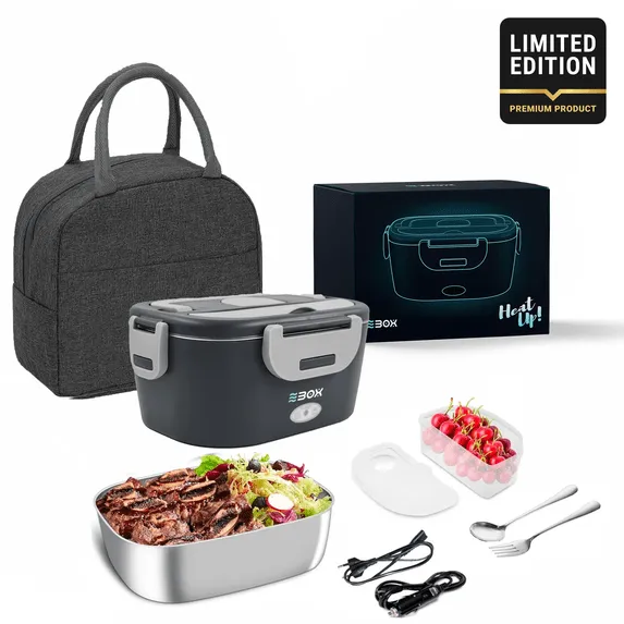 E-BOX®️ Portable Electric Heated Lunch Box Bundles2