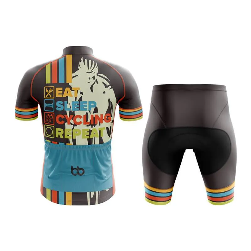 Eat Sleep Cycling Repeat (V3) Club Cycling Kit