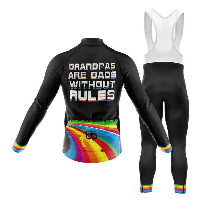 Grandpas are Dads (Black) Club Cycling Kit