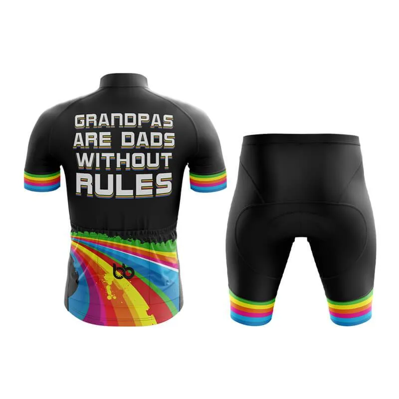 Grandpas are Dads (Black) Club Cycling Kit