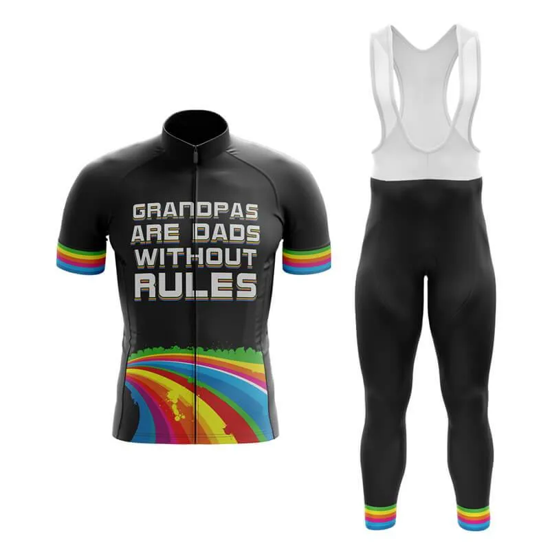 Grandpas are Dads (Black) Club Cycling Kit