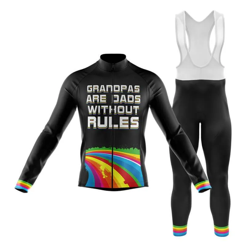 Grandpas are Dads (Black) Club Cycling Kit