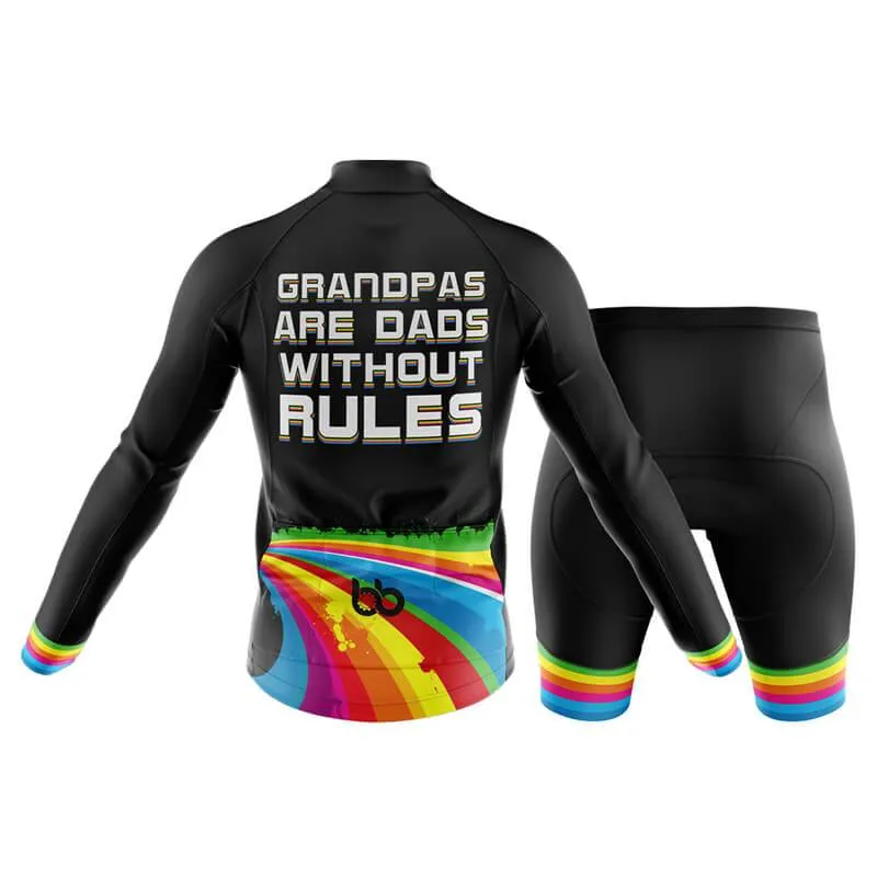 Grandpas are Dads (Black) Club Cycling Kit