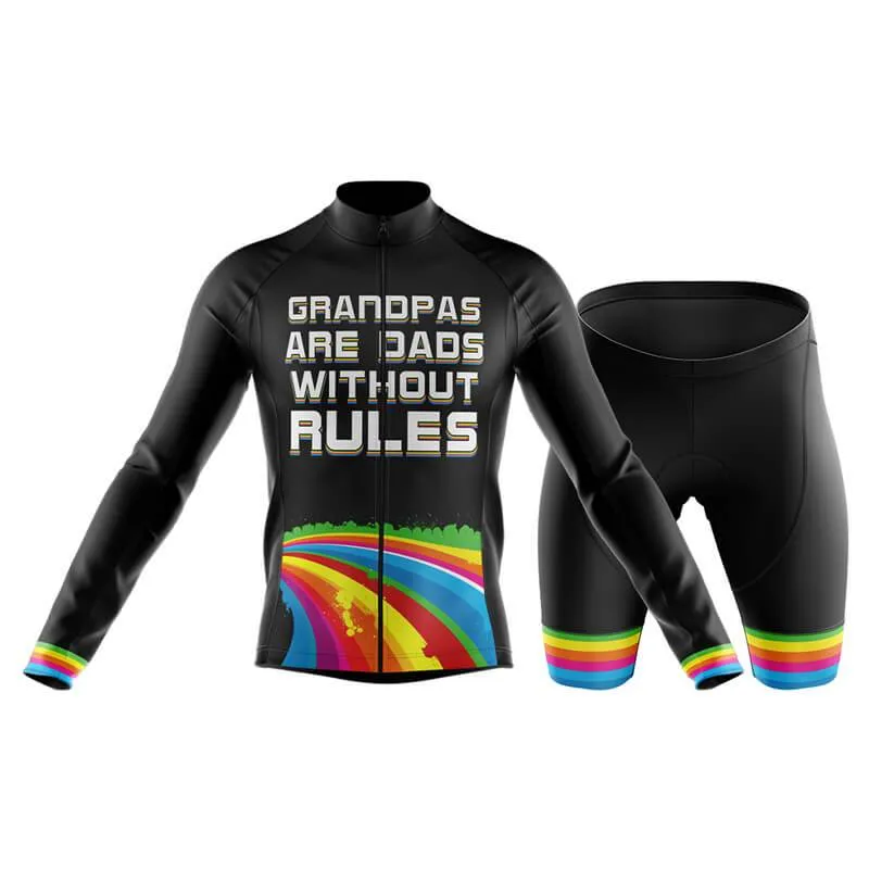 Grandpas are Dads (Black) Club Cycling Kit