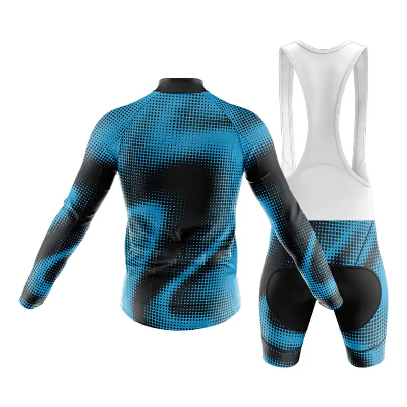 Halftone Club Cycling Kit (Blue)