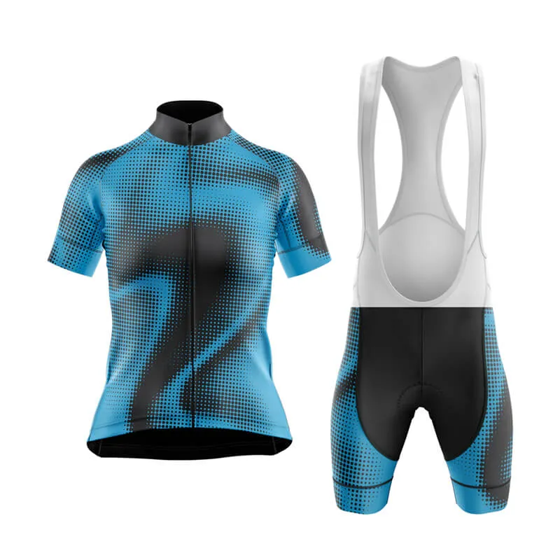 Halftone Club Cycling Kit (Blue)