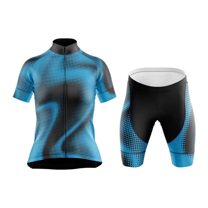 Halftone Club Cycling Kit (Blue)