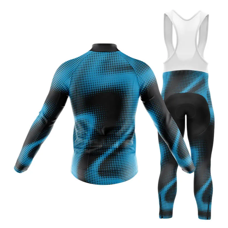 Halftone Club Cycling Kit (Blue)