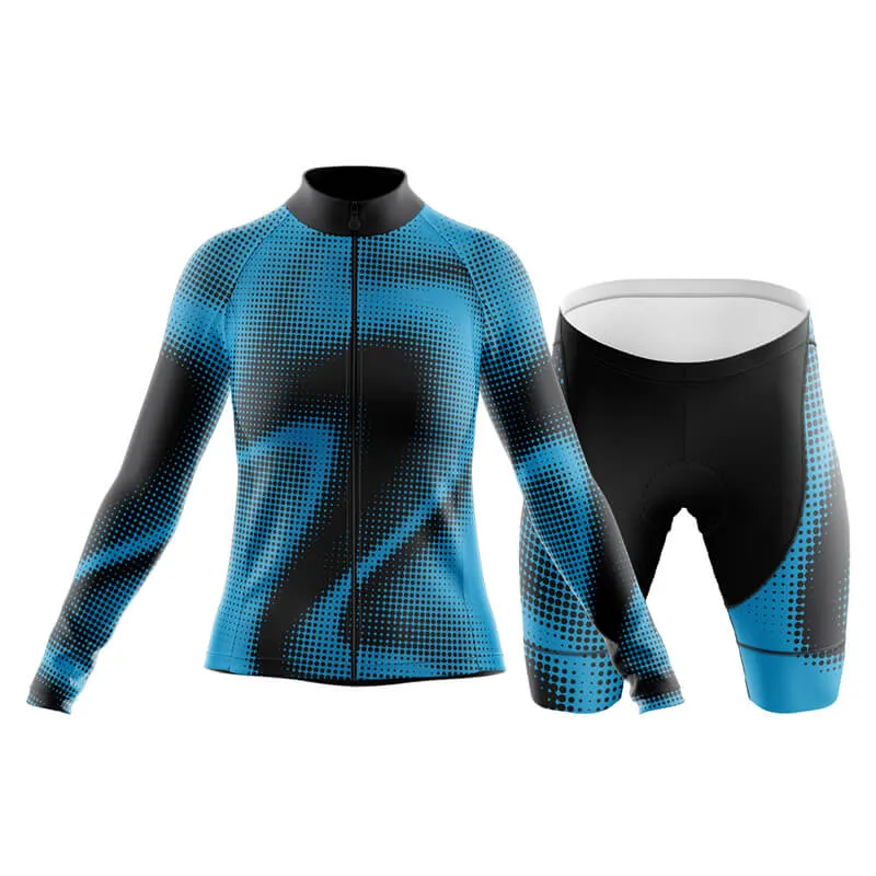 Halftone Club Cycling Kit (Blue)