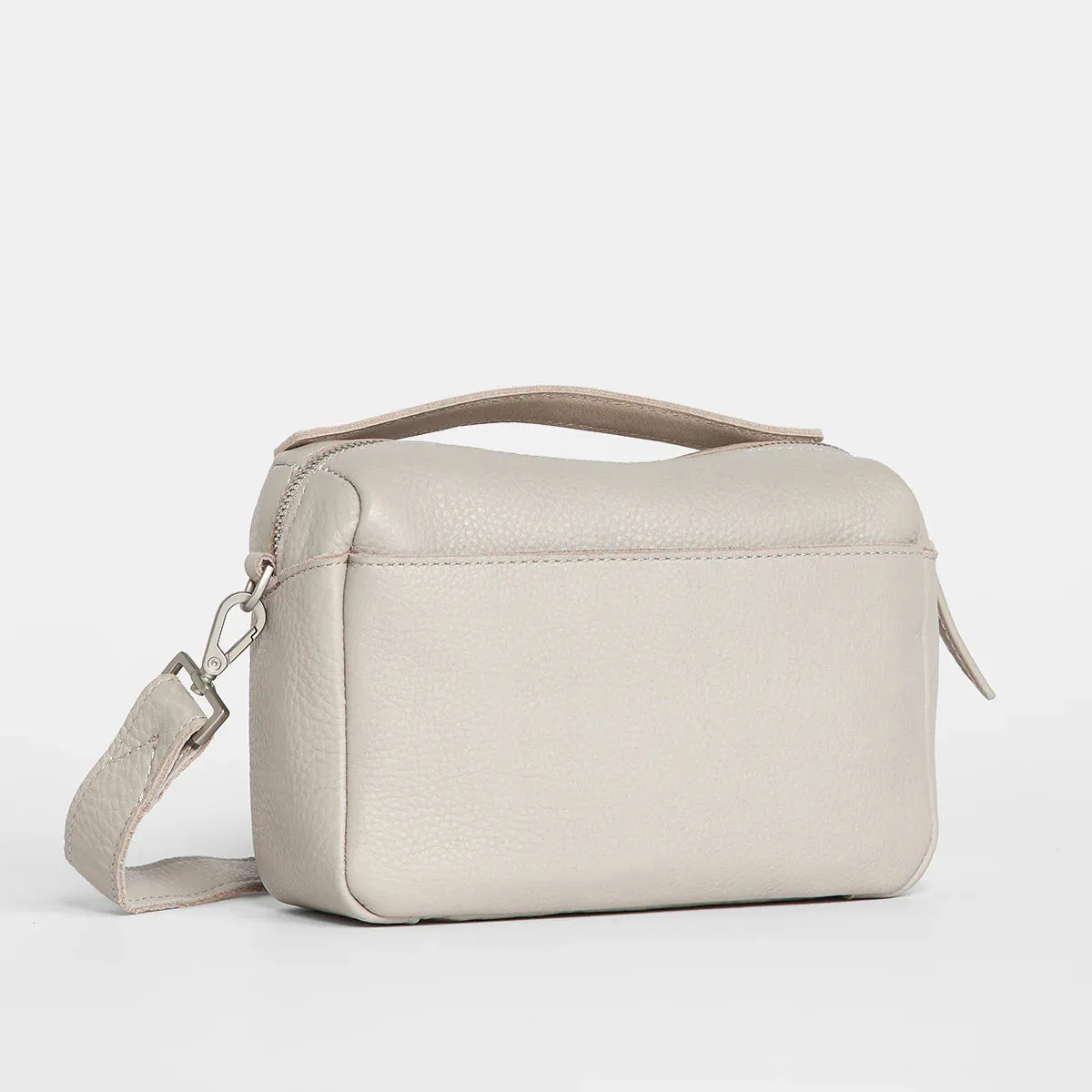 Hammitt Evan Crossbody in Paved Grey/Brushed Silver