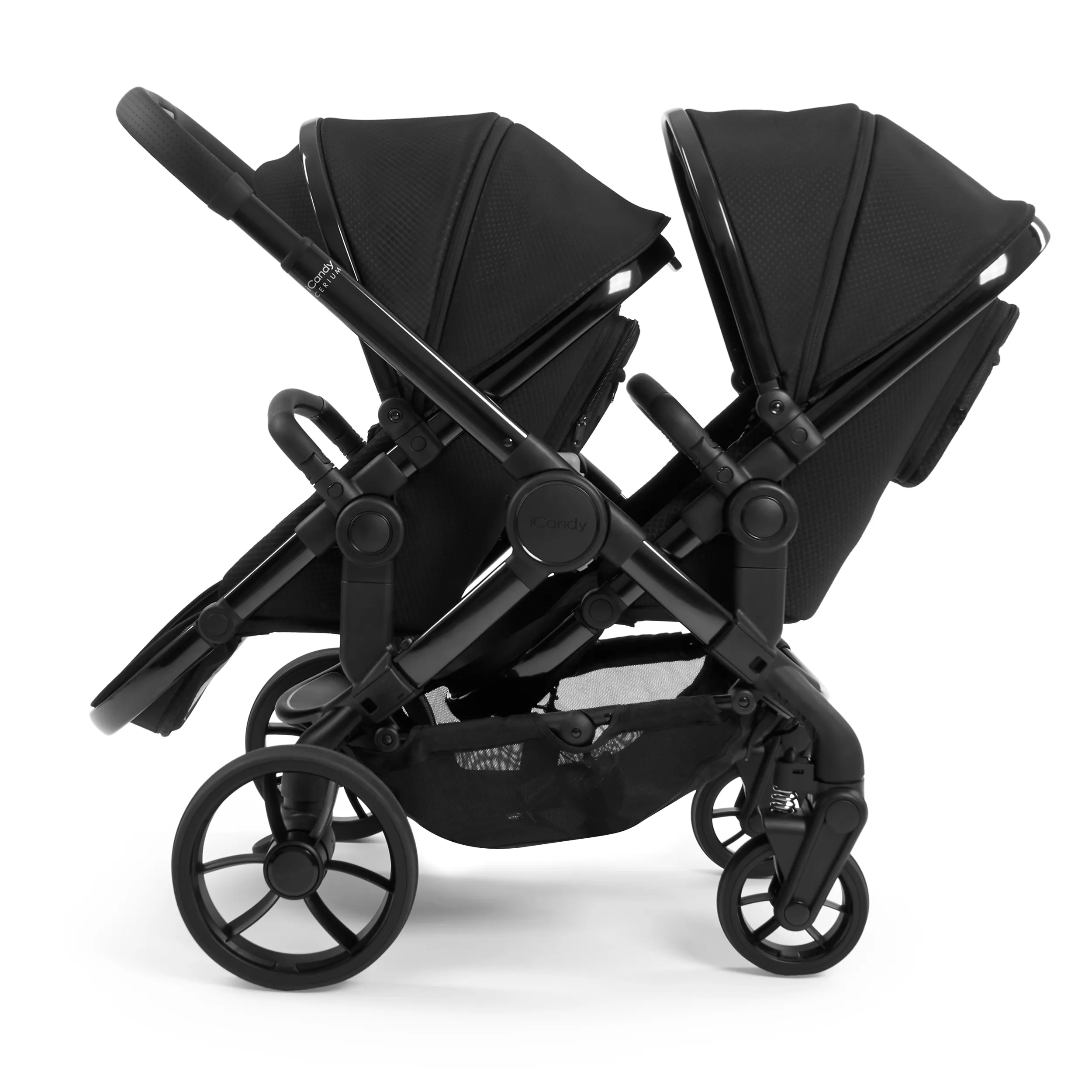 iCandy Peach 7 Cerium Twin Complete Bundle in Black