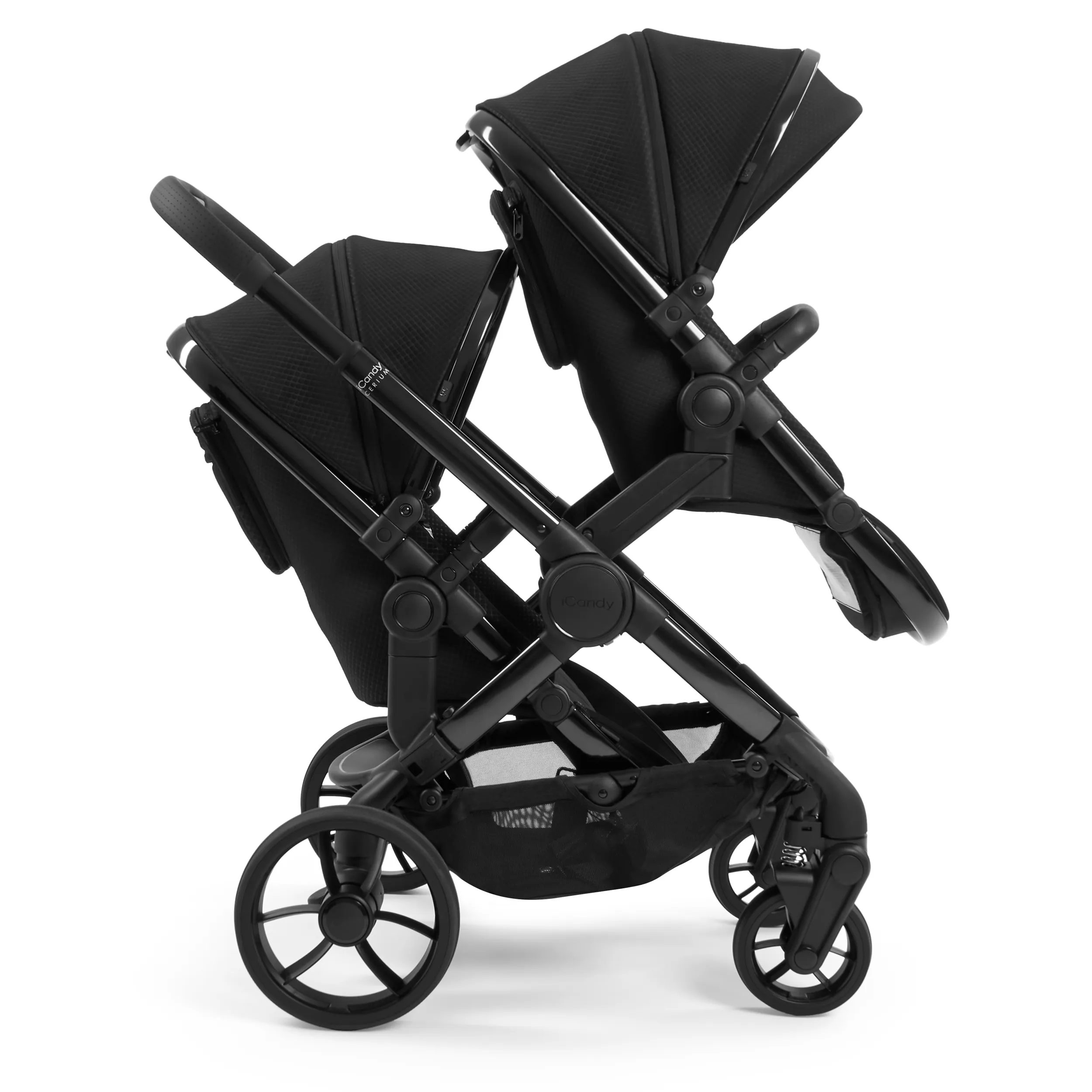 iCandy Peach 7 Cerium Twin Complete Bundle in Black