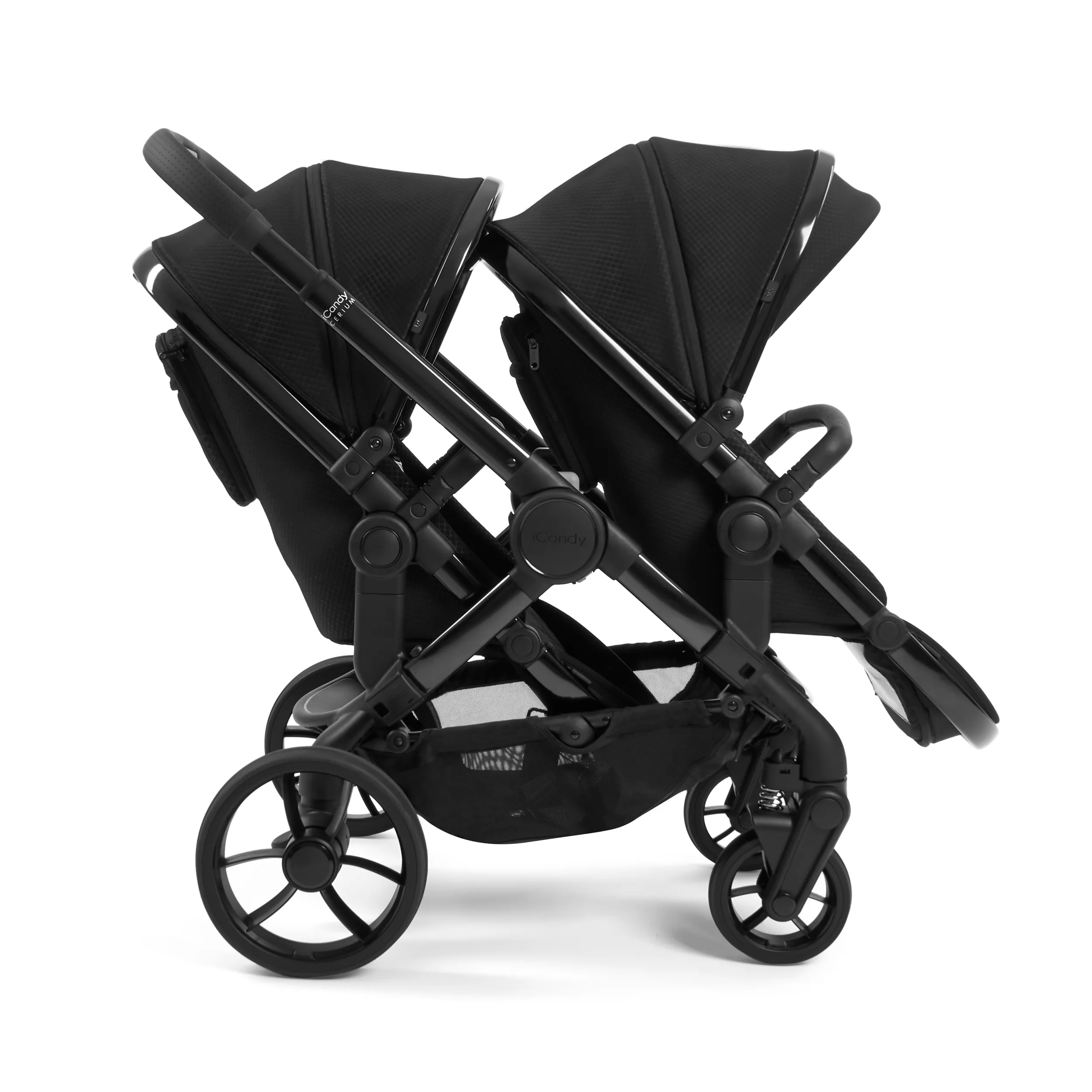 iCandy Peach 7 Cerium Twin Complete Bundle in Black