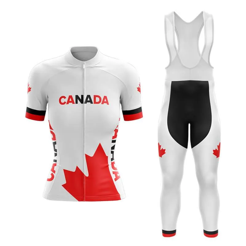 Invert Team Canada (White) Club Cycling Kit